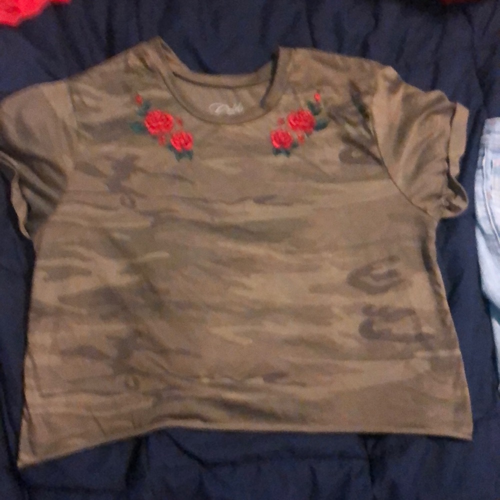 cropped tee-shirt